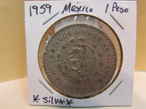 1959 Silver Peso