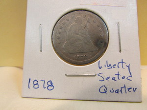 1878 Seated Quarter