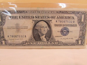 1957 A Silver Certifacate