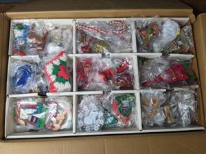 lot 92 image: Large Assortment of Christmas Tree Ornaments - Z