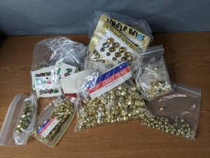 lot 95 image: Assortment of Jingle Bells Gold, Silver, Red and Green - Z