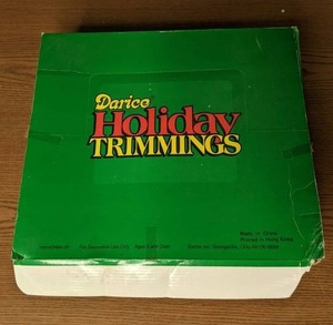 lot 73 image: Case of Vintage Darice Holiday Trimmings (Mini-Ornaments) NEW - Z