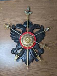 lot 78 image: Vintage Toledo Coat of Arms Wall Hanging - Z