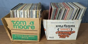 lot 72 image: Large Vintage Record Collection 33rpm Classical, Easy Rider Soundtrack, Colonel Sanders (yes...KFC), Iron Butterfly, and More - Z