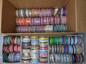 lot 115 image: Boxes of Assorted Ribbon - Z