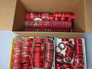 lot 116 image: Large Assortment of Red Ribbon - Z