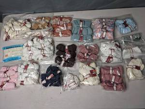 lot 111 image: Variety of Gorgeous Ruffle Trim Fabric Pieces - Z