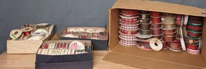lot 179 image: Large Assortment of Holiday Themed Ribbon - Z