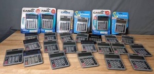 lot 135 image: Resellers Dream 26 Casio Calculators, Some NEW - Z