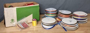 lot 142 image: So Many Spools of Ribbons-Multiple Colors - Z