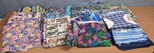 lot 240 image: Large Assortment of Printed Fabrics for Sewing Projects - Z