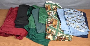 lot 248 image: Large Assortment of Solid and Printed Fabrics for Sewing Projects - Z