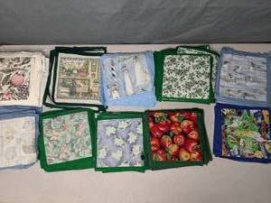 lot 278 image: Large Assortment of Pre-Cut Fabric Squares - Z