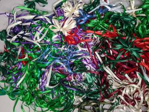 lot 279 image: Large Assortment of Pre Tied Ribbons - Z