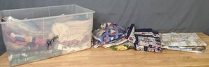 lot 250 image: Large Assortment of Solid and Printed Fabrics for Sewing Projects - Z