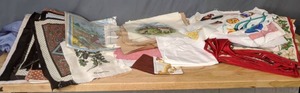 lot 229 image: Assortment of Pre-Cut Fabric for a Variety of Unfinished Projects - Z