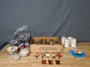 lot 228 image: Assorted Craft Magnets, Twine, Ribbon, Pins, and more - Z