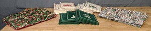 lot 213 image: Assortment of Potholders & Hot Pads Christmas, Strawberries, Garden Blessings - Z