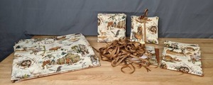 lot 196 image: Unfinished Potholders and Hot Pads in a Rustic Winter Theme - Z