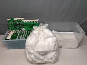 lot 340 image: Assortment of Vintage Hirschberg Schutz Green Eyelet Lace Trim and White Trim - Z