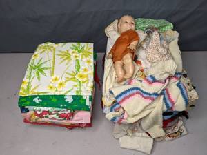 lot 342 image: Large Assortment of Printed Fabrics for Sewing Projects - Z