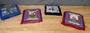 lot 302 image: Stacks of Pre-Cut, Unfinished, Christmas Themed, Hot-Pads - Z