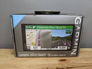 lot 10 image: Brand New Garmin DriveSmart 55 with traffic EX GPS - T