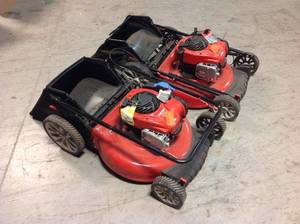 Lot of 2 TRoy Bilt Lawnmowers customer returns see pictures