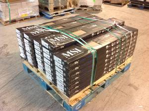 Pallet of Woodland Forrest Brown 7 in. x 48 in. Rigid Core Luxury Vinyl Plank Flooring (23.8 sq. ft.  case) by MSI Customer Returns See Pictures