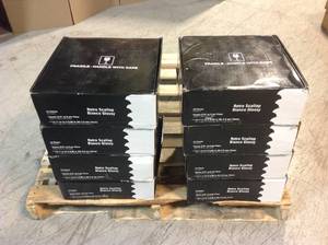 Pallet of 8 Assorted Boxes of Retro Scallop Bianco 13.11 in. x 9.96 in. x 6 mm Glossy Porcelain Mosaic Tile (13.65 sq. ft.  case) by MSI Customer Returns See Pictures