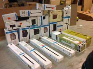 Pallet of Assorted Mailboxes and Accesoories See Pictures