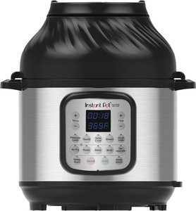 Instant Pot - 8 Quart Duo Crisp 11-in-1 Electric Pressure Cooker with Air Fryer - Stainless SteelSilver