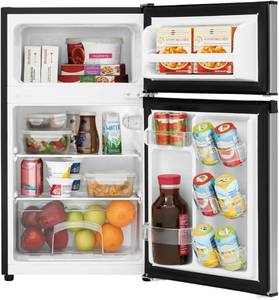 Frigidaire - 3.1 Cu. Ft. Mini Fridge with Built-In Freezer - Silver