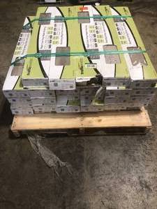 lot 5 image: TrafficMaster Winding Brook 5.98 in. W Rigid Core Click Lock Luxury Vinyl Plank Flooring (23.95 sq. ft.case) - 27 cases total good condition - review all pictures