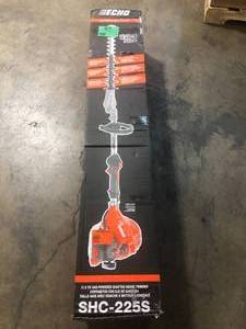 lot 7 image: Echo 21 in. 21.2 cc Gas 2-Stroke Cycle Hedge Trimmer - new - review all pictures