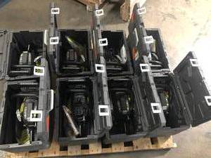 lot 15 image: Mix Pallet of 8 Ryobi Chainsaws - various conditions - review all pictures