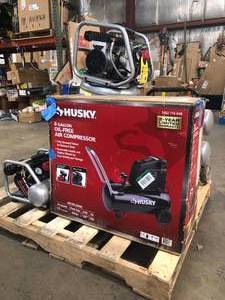 lot 18 image: Mix Lot of Husky Oil-Free Air Compressors - various conditions - review all pictures