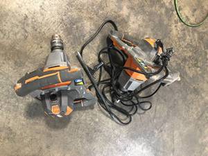 lot 22 image: Lot of 2 RIDGID Single-Paddle Mixer - working condition - review all pictures