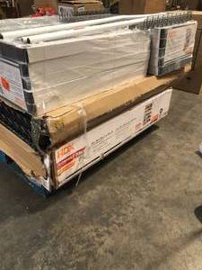lot 35 image: Mix Pallet of HDX Storage Racks and Closets - good condition - review all pictures