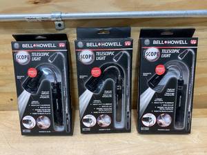 lot 48 image: BELL  HOWELL Lot of 3- iScope Flexible Flashlights