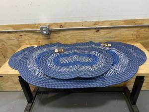 lot 70 image: HOMESTYLE Lot of 3 Decorative Area Rugs (3 sizes)