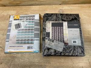 lot 76 image: Lot of 2 Shower Curtains