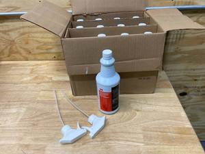 lot 109 image: 3M Case of-  Sharpshooter Extra Strength No-Rinse Mark Remover 12- Bottles- 1qt ea