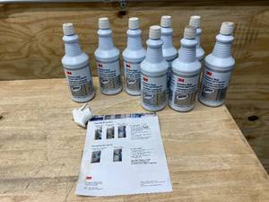 lot 115 image: 3M Lot of 8 Bottles of Stainless Steel Cleaner & Polish, Unscented, 32 oz ea