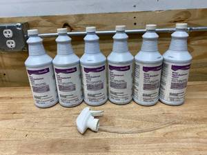 lot 119 image: DIVERSEY Lot of 6 Bottles of- Envy Liquid Disinfectant Cleaner (32 oz ea)