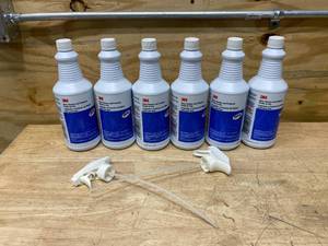 lot 120 image: 3M Lot of 6 Bottles of- 85788 Ready-To-Use Glass Cleaner With Scotchgard, Apple Scent (32 oz ea)