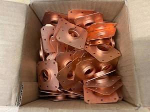 lot 155 image: SIOUX CHIEF Box of 34 Square O Straps (55-34)