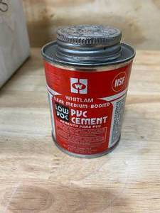 lot 177 image: WHITLAM Lot of 11 Cans of PVC Cement