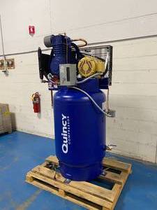 lot 30A image: Quincy 120 Gallon Air Compressor