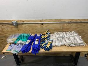 lot 205 image: Lot of Various Work Gloves